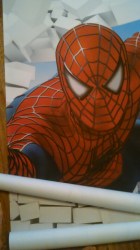 Фотообои Человек паук отпечатаны